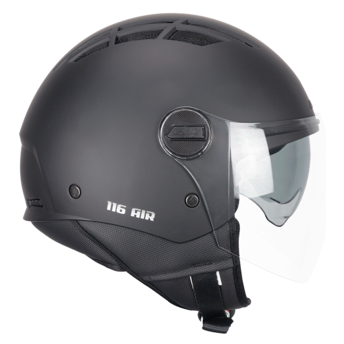 CGM AIR MONO 116A BLACK MATT (ΣΥΜΠΕΡΙΛΑΜΒΑΝΕΙ ΚΑΠΑΚΙΑ ΑΕΡΑΓΩΓΩΝ)