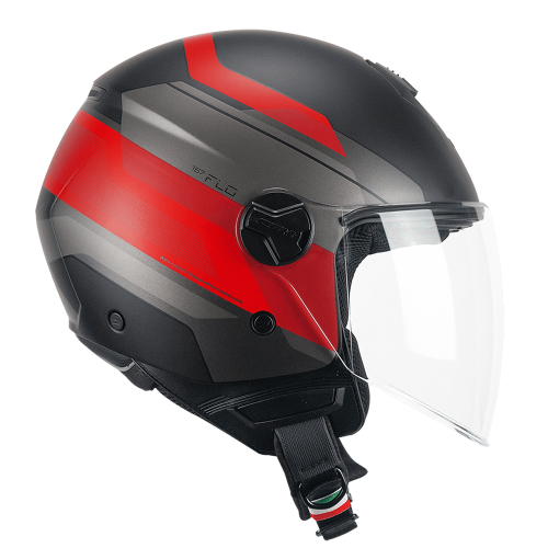 CGM FLO CITY 167K BLACK / RED MATT
