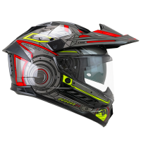 CGM DUAL TECH 366T BLACK / RED / YELLOW FLUO