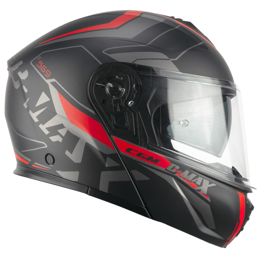 CGM C-MAX CITY 569G BLACK / RED MATT
