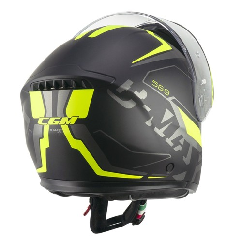 CGM C-MAX CITY 569G BLACK / YELLOW FLUO MATT