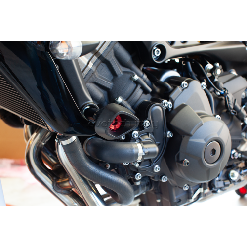 ΜΑΝΙΤΑΡΙΑ ΠΡΟΣΤΑΣΙΑΣ ΚΙΝΗΤΗΡΑ EVOTECH ANTI-SHOCK ΓΙΑ YAMAHA MT-09 / XSR 900 - Μαύρο/Πορτοκαλί