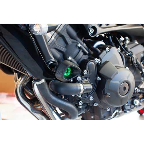 ΜΑΝΙΤΑΡΙΑ ΠΡΟΣΤΑΣΙΑΣ ΚΙΝΗΤΗΡΑ EVOTECH ANTI-SHOCK ΓΙΑ YAMAHA MT-09 / XSR 900 - Μαύρο/Πορτοκαλί