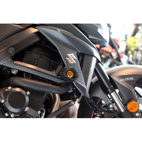 ΜΑΝΙΤΑΡΙΑ ΠΡΟΣΤΑΣΙΑΣ ΚΙΝΗΤΗΡΑ EVOTECH ANTI-SHOCK ΓΙΑ SUZUKI GSX-S 750 '17-'20 - Μαύρο/Μαύρο