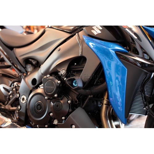 ΜΑΝΙΤΑΡΙΑ ΠΡΟΣΤΑΣΙΑΣ ΚΙΝΗΤΗΡΑ EVOTECH ANTI-SHOCK ΓΙΑ SUZUKI GSX-S 1000 '16-'22 / KATANA 1000 - Μαύρο/Ανθρακί