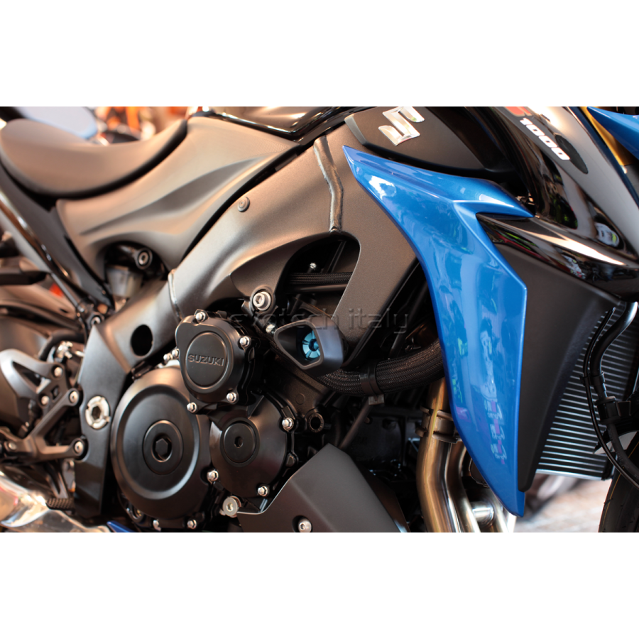 ΜΑΝΙΤΑΡΙΑ ΠΡΟΣΤΑΣΙΑΣ ΚΙΝΗΤΗΡΑ EVOTECH ANTI-SHOCK ΓΙΑ SUZUKI GSX-S 1000 '16-'22 / KATANA 1000 - Μαύρο/Μαύρο