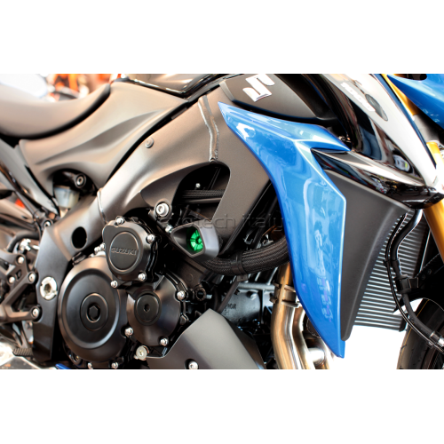 ΜΑΝΙΤΑΡΙΑ ΠΡΟΣΤΑΣΙΑΣ ΚΙΝΗΤΗΡΑ EVOTECH ANTI-SHOCK ΓΙΑ SUZUKI GSX-S 1000 '16-'22 / KATANA 1000 - Μαύρο/Μαύρο