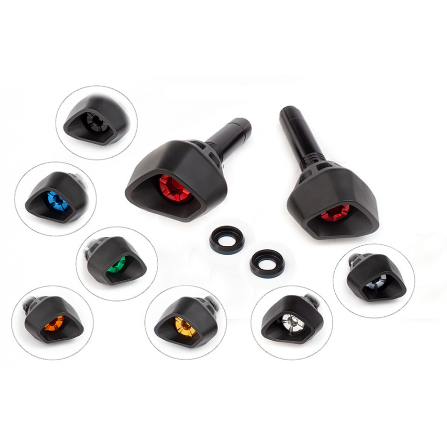 ΜΑΝΙΤΑΡΙΑ ΠΡΟΣΤΑΣΙΑΣ ΚΙΝΗΤΗΡΑ EVOTECH ANTI-SHOCK ΓΙΑ HONDA CB 650 F '17-'18 / CB 650 R '19-'21 - Μαύρο/Πορτοκαλί