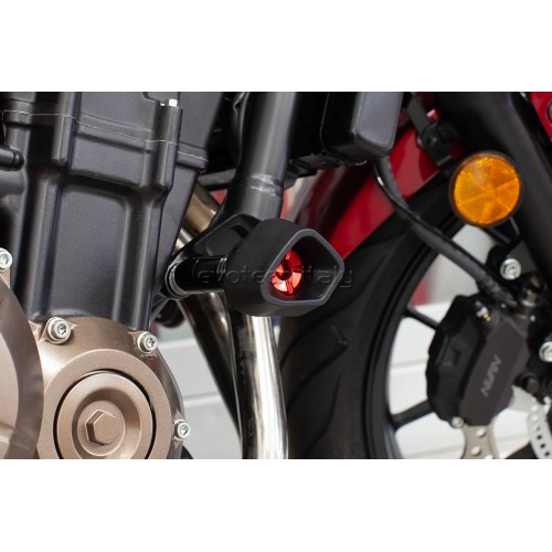ΜΑΝΙΤΑΡΙΑ ΠΡΟΣΤΑΣΙΑΣ ΚΙΝΗΤΗΡΑ EVOTECH ANTI-SHOCK ΓΙΑ HONDA CB 650 F '17-'18 / CB 650 R '19-'21 - Μαύρο/Πορτοκαλί
