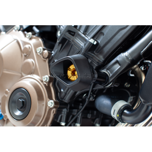 ΜΑΝΙΤΑΡΙΑ ΠΡΟΣΤΑΣΙΑΣ ΚΙΝΗΤΗΡΑ EVOTECH ANTI-SHOCK ΓΙΑ HONDA CB 650 F '17-'18 / CB 650 R '19-'21 - Μαύρο/Πορτοκαλί
