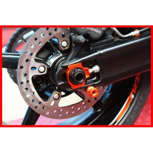 ΡΥΘΜΙΣΤΗΣ ΠΙΣΩ ΑΞΟΝΑ EVOTECH ΓΙΑ ΑΛΥΣΙΔΑ KTM - Ασημί