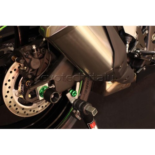 ΣΤΗΡΙΓΜΑΤΑ ΚΑΒΑΛΕΤΟΥ EVOTECH ΓΙΑ KAWASAKI - Ασημί