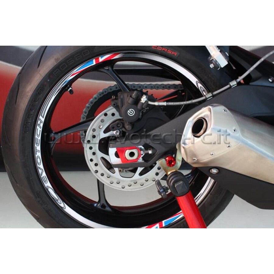 ΣΤΗΡΙΓΜΑΤΑ ΚΑΒΑΛΕΤΟΥ EVOTECH ΓΙΑ TRIUMPH  - Μαύρο