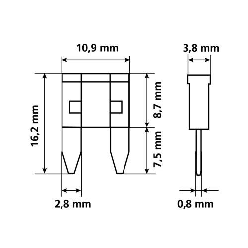 ΑΣΦΑΛΕΙΕΣ LAMPA FUS-4 (ΚΑΡΤΕΛΛΑ 10 ΤΕΜΑΧΙΩΝ)