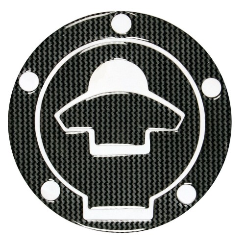 ΑΥΤΟΚΟΛΛΗΤΟ ΤΑΠΑΣ ΒΕΝΖΙΝΗΣ CARBON LAMPA ΓΙΑ DUCATI (5 ΤΡΥΠΕΣ)
