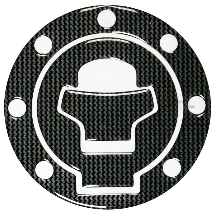 ΑΥΤΟΚΟΛΛΗΤΟ ΤΑΠΑΣ ΒΕΝΖΙΝΗΣ CARBON LAMPA ΓΙΑ SUZUKI  (7 ΤΡΥΠΕΣ)