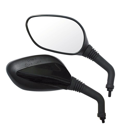 ΚΑΘΡΕΦΤΕΣ ΜΟΤΟ LAMPA HORIZON M8X1,25 ΜΑΥΡΟΙ 2ΤΕΜ.