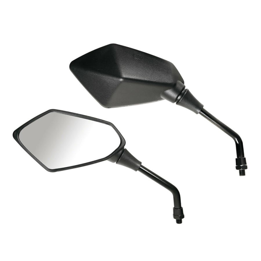 ΚΑΘΡΕΦΤΕΣ ΜΟΤΟ LAMPA KABA M10X1,25 ΜΑΥΡΟΙ 2ΤΕΜ.