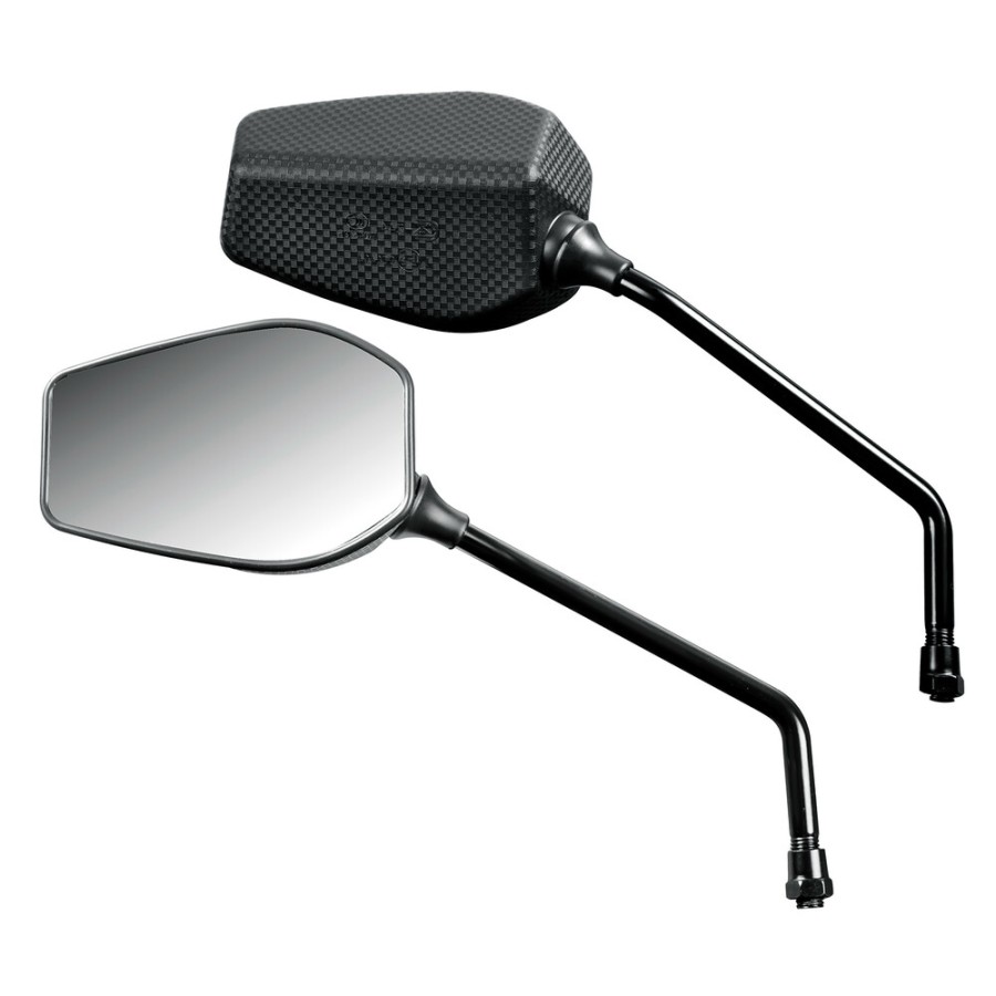 ΚΑΘΡΕΦΤΕΣ ΜΟΤΟ LAMPA FENDER M10X1,25 ΜΑΥΡΟΙ/CARBON 2 ΤΕΜ.