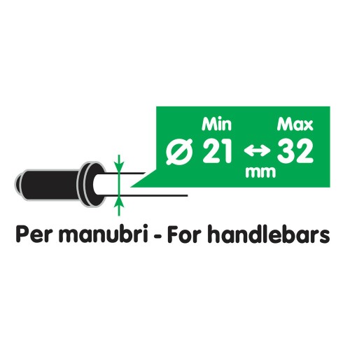 ΦΟΡΤΙΣΤΗΣ USB LAMPA ΜΕ ΒΑΣΗ ΣΤΗΡΙΞΗΣ ΤΙΜΟΝΙΟΥ 12/24V 2.4A 21>32MM ΑΔΙΑΒΡΟΧΟΣ