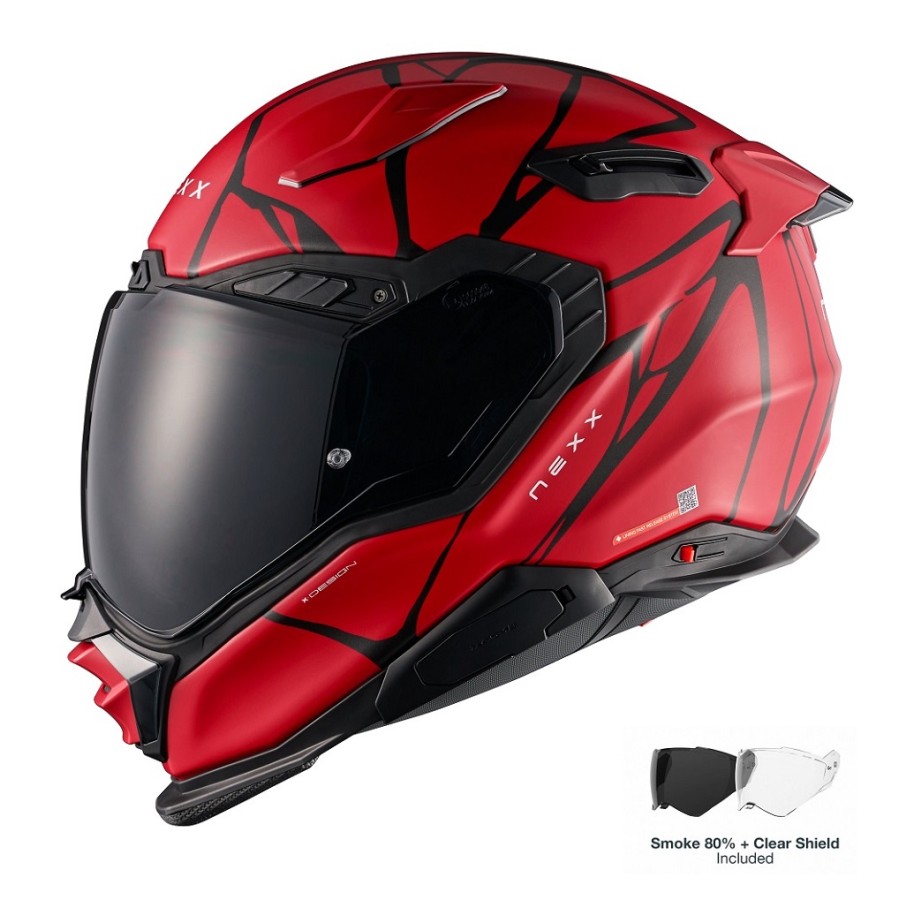 NEXX X.WST3 B-SIDE RED / BLACK MATT