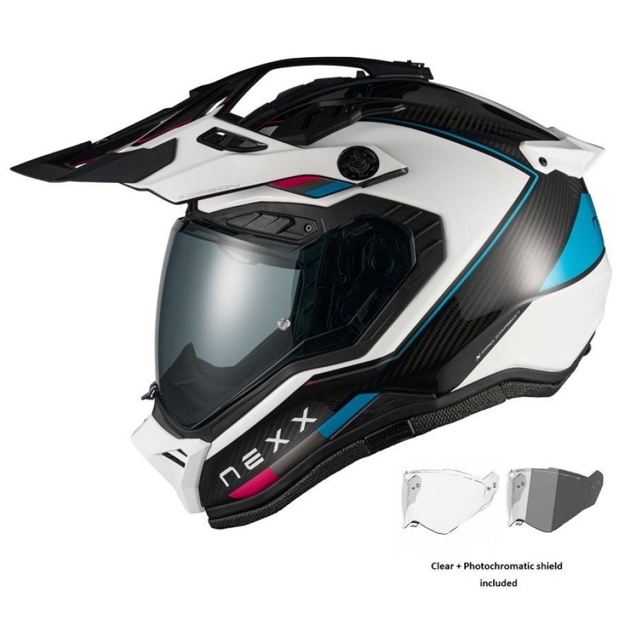 NEXX X.RALLY RAID BLUE / PINK (CARBON FIBER)