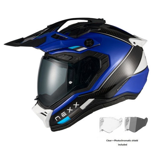 NEXX X.RALLY RAID BLUE / WHITE (CARBON FIBER)