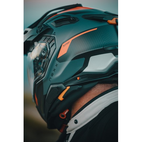 NEXX X.WED 3 KEYO GREY / RED MATT (CARBON FIBER)