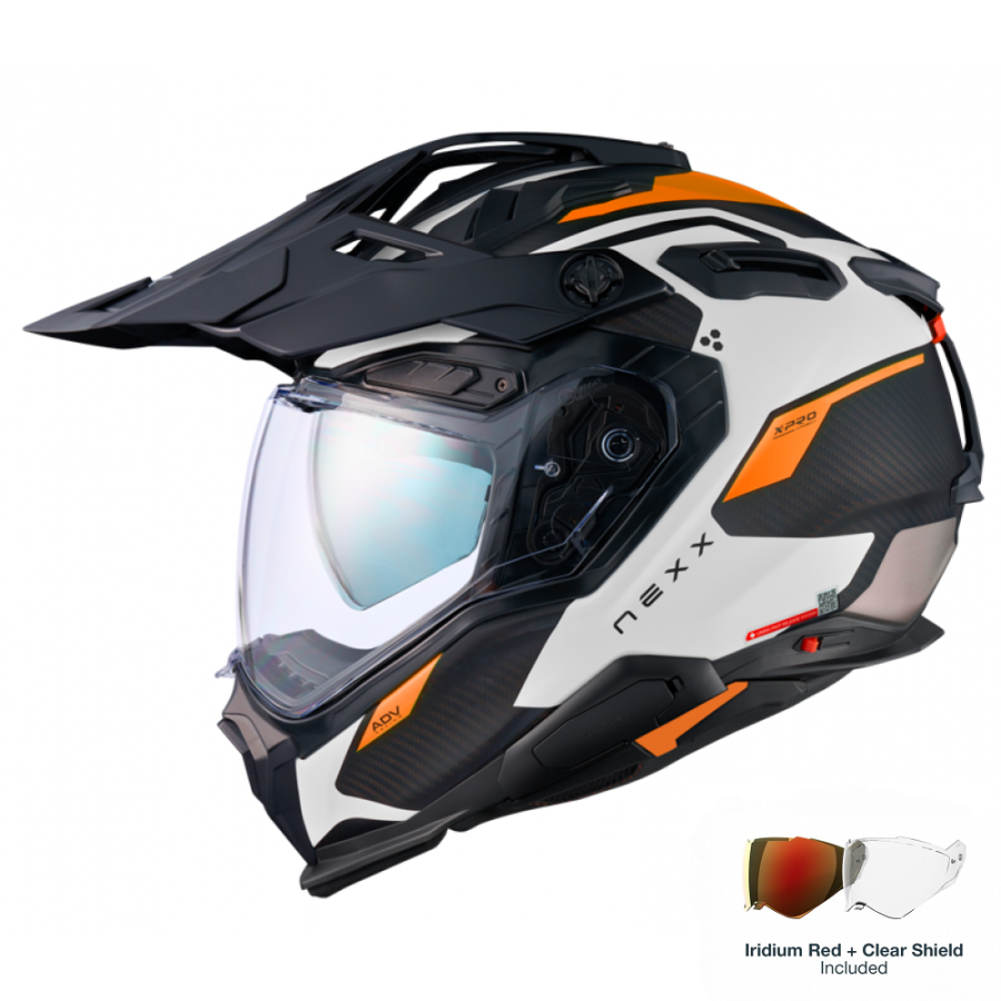 NEXX X.WED 3 KEYO WHITE / ORANGE MATT (CARBON FIBER)
