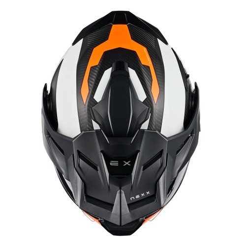 NEXX X.LIFECOUNTRY TERRA WHITE / ORANGE MATT (CARBON FIBER)