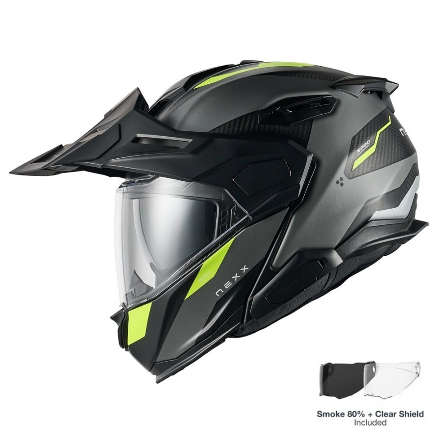 NEXX X.LIFECOUNTRY TERRA GREY / NEON MATT (CARBON FIBER)