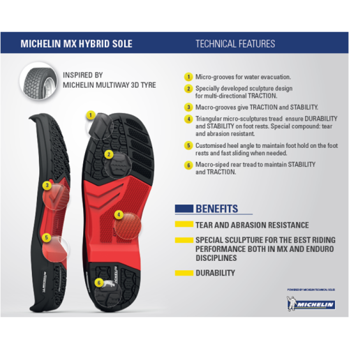 ΜΠΟΤΕΣ TCX X-HELIUM MICHELIN® ΜΑΥΡΕΣ
