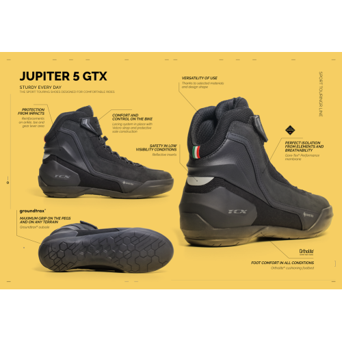 ΜΠΟΤΑΚΙΑ TCX JUPITER 5 GORETEX ΜΑΥΡΑ