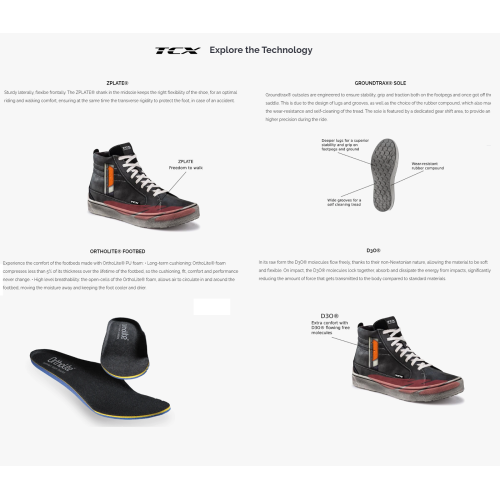 ΜΠΟΤΑΚΙΑ TCX STREET 3 AIR ΜΑΥΡΑ