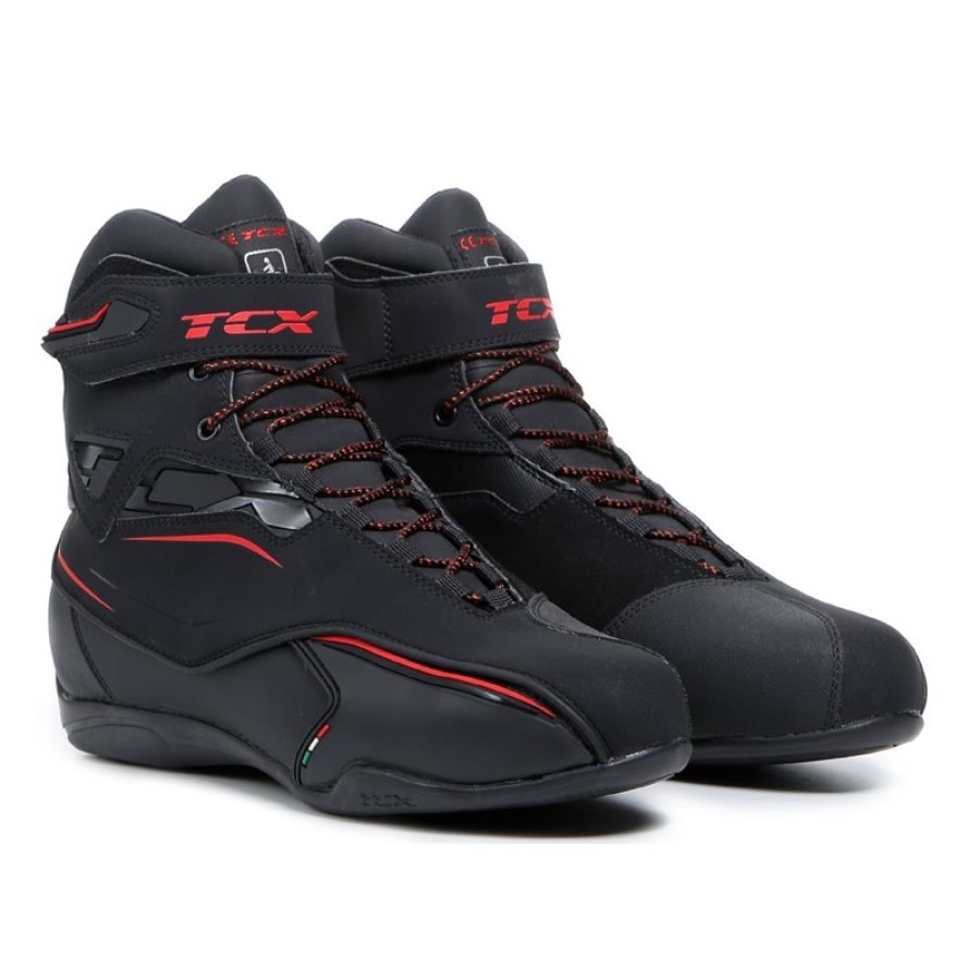 ΜΠΟΤΑΚΙΑ TCX ZETA WATERPROOF ΜΑΥΡΑ/ΚΟΚΚΙΝΑ